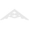 Ekena Millwork Pitch Robin Architectural Grade PVC Gable Pediment, 48"W x 18"H x 1"P (9/12) GPP048X018X100ROB - alternate 5